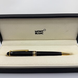 Montblanc Meisterstück Classique Ballpoint Pen – Black & Gold – Original Box – Excellent Condition