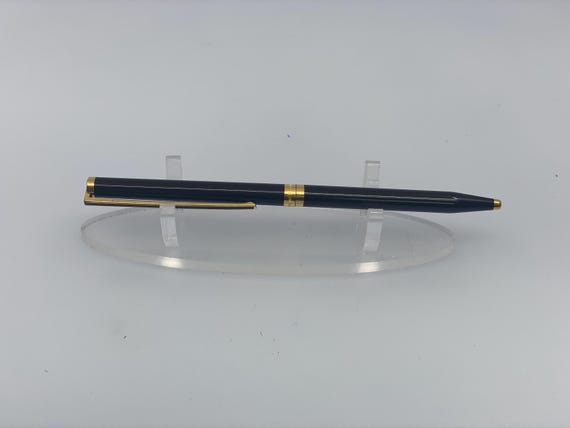 S.T. Dupont Ballpoint Pen in Black and Gold Chinese Lacquer - Etsy