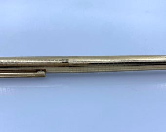 Sheaffer Targa Dorada - Pluma Estilográfica Vintage con Punta de Oro 14K