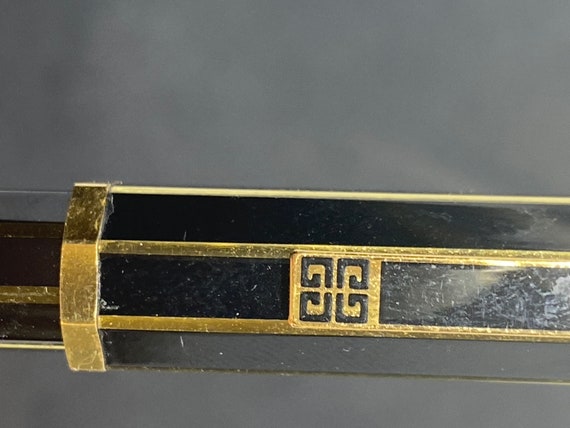 Givenchy Vintage Fountain Pen in Black and Gold With 14K Nib