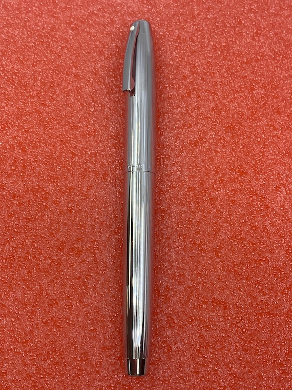 Vintage Sheaffer Imperial Fountain Pen in Stainless Steel - Never