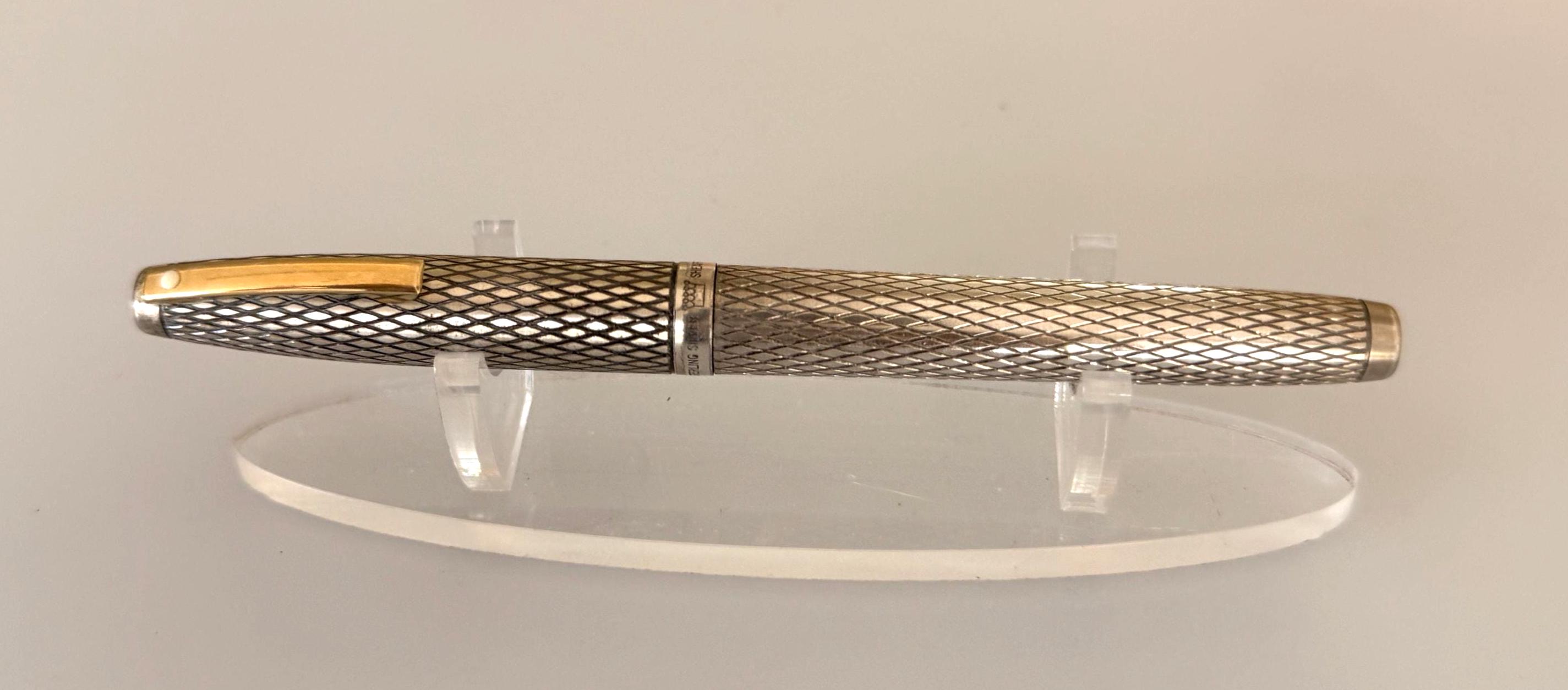 Sheaffer Sterling Silver Fountain Pen - Etsy
