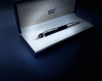 Montblanc StarWalker Ballpoint Pen - Modern Design, Carbon Fiber Body, Floating Emblem, Serial Number YSI290563