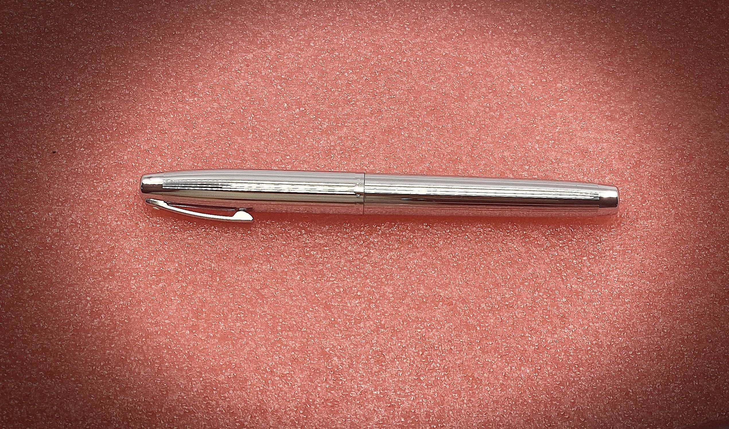 Vintage Sheaffer Imperial Fountain Pen in Stainless Steel - Never