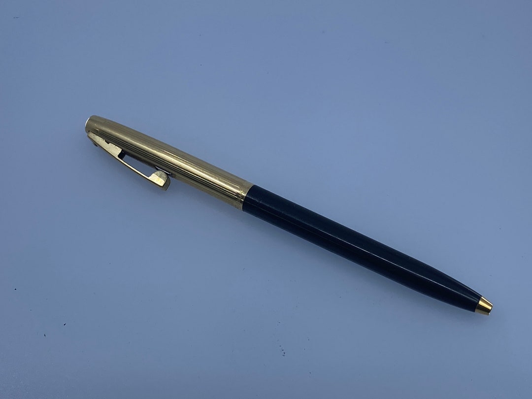 ◆SHEAFFER 万年筆 インペリアル 12KGP◆ Sheaffer Imperial Vintage Ballpoint Pen - 12K GF With Black