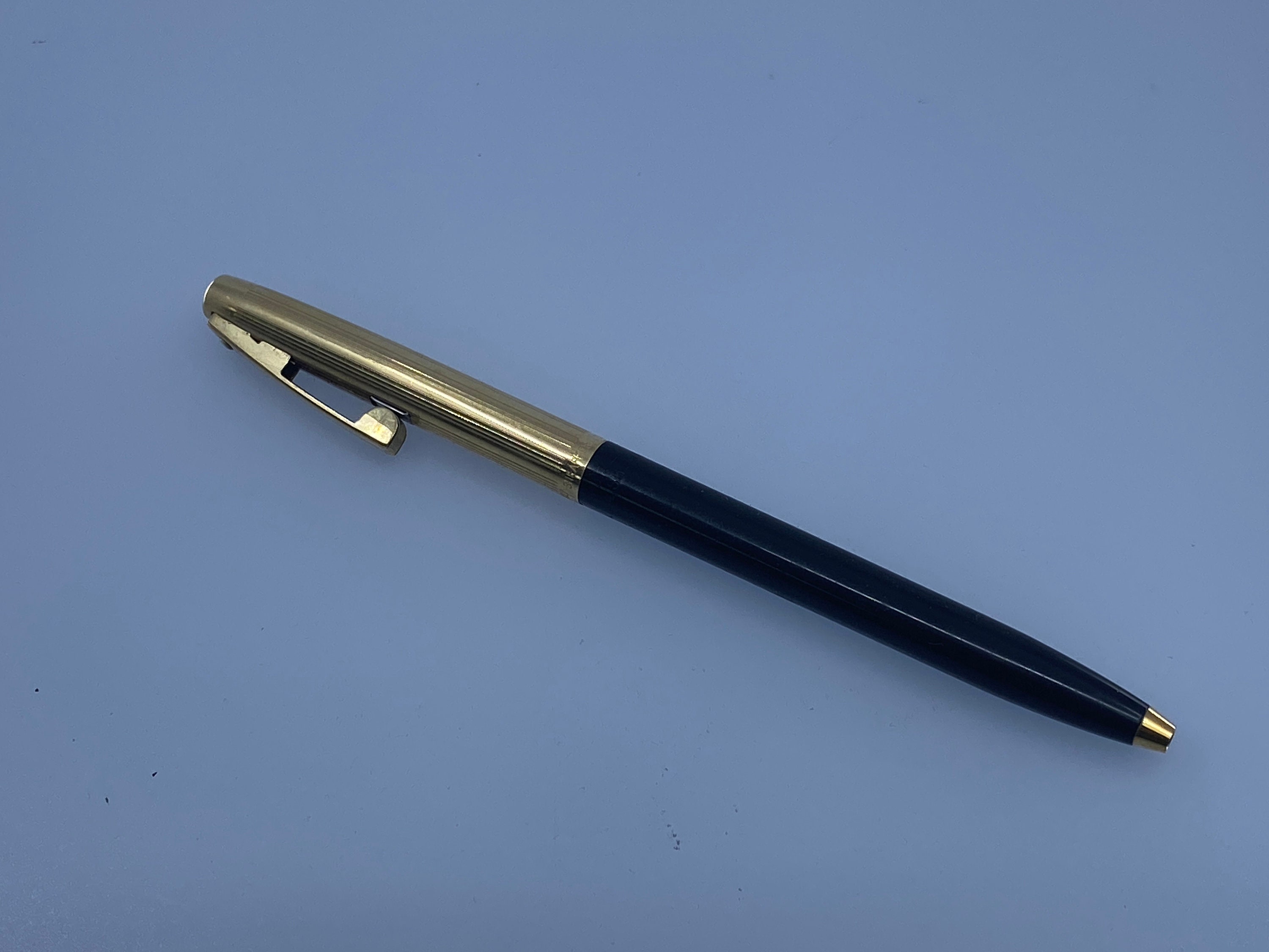 SHEAFFER IMPERIAL STYLIST WHITE DOT 12K GF FOUNTAIN PEN 14K