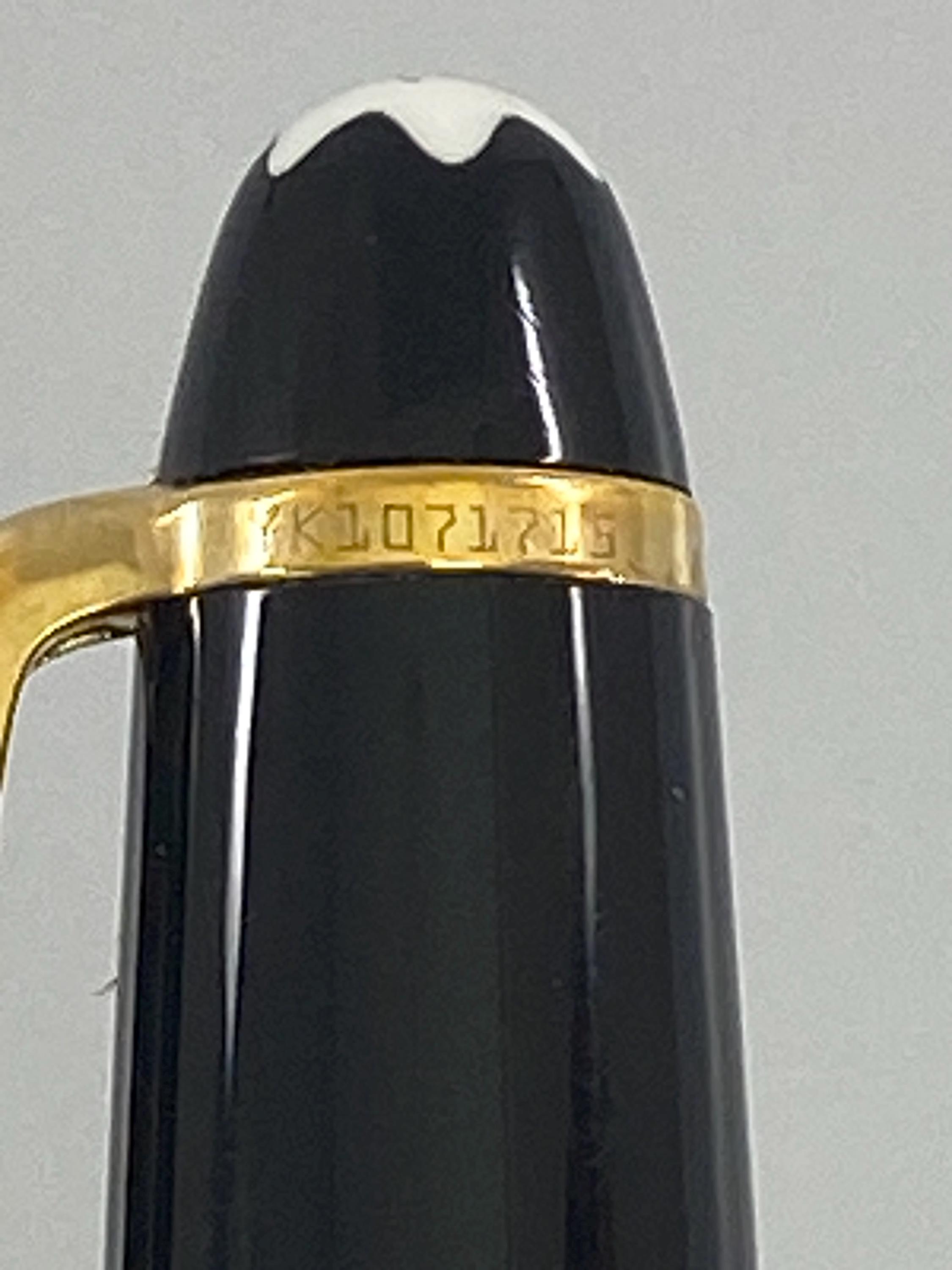 Montblanc Meisterstück PIX Ballpoint Pen – Black Resin & Gold Trim