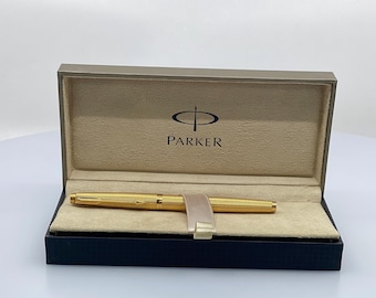 Parker Vintage Gold Ballpoint Pen - Timeless Elegance