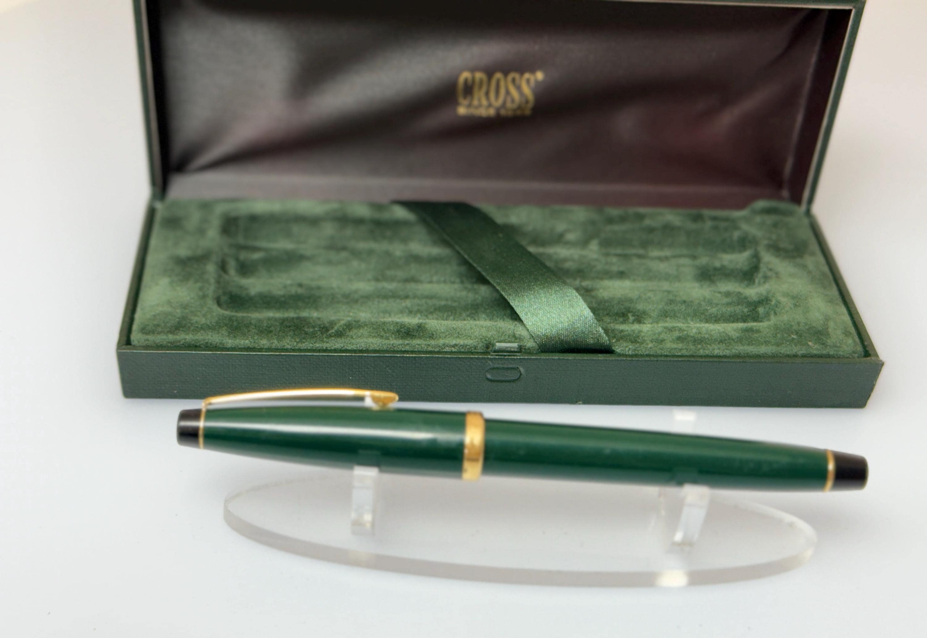 stylo ancien plume en or 18 carats tete d aigle stylox en