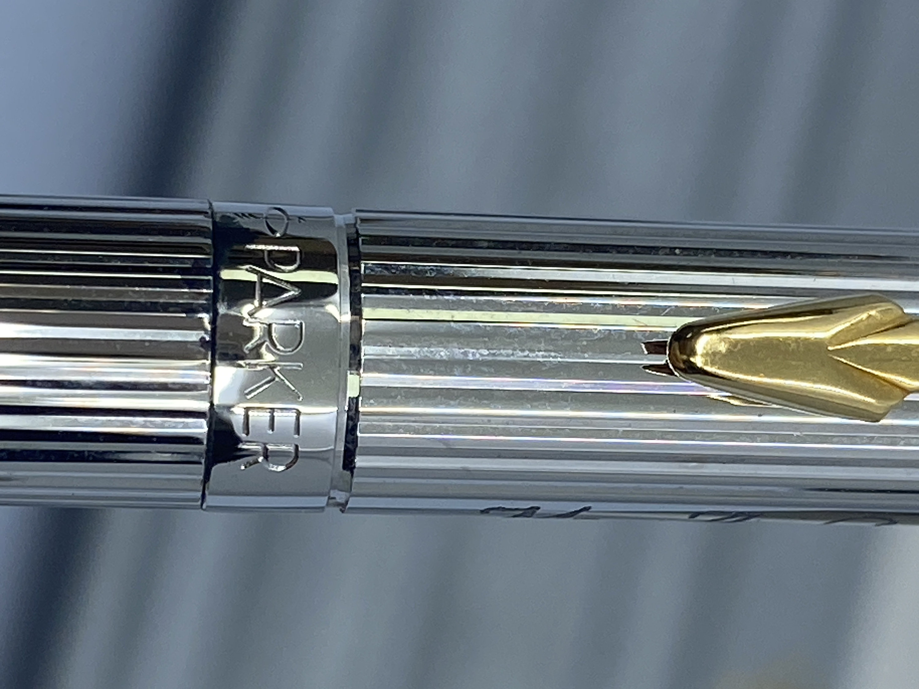 Parker Stainless Steel Ballpoint Pen With Vintage Gold Arrow - Etsy