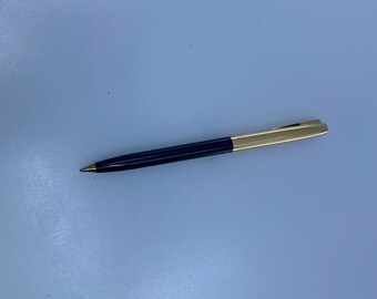 Vintage Sheaffer Imperial Ballpoint Pen - 12K GF With Black Resin