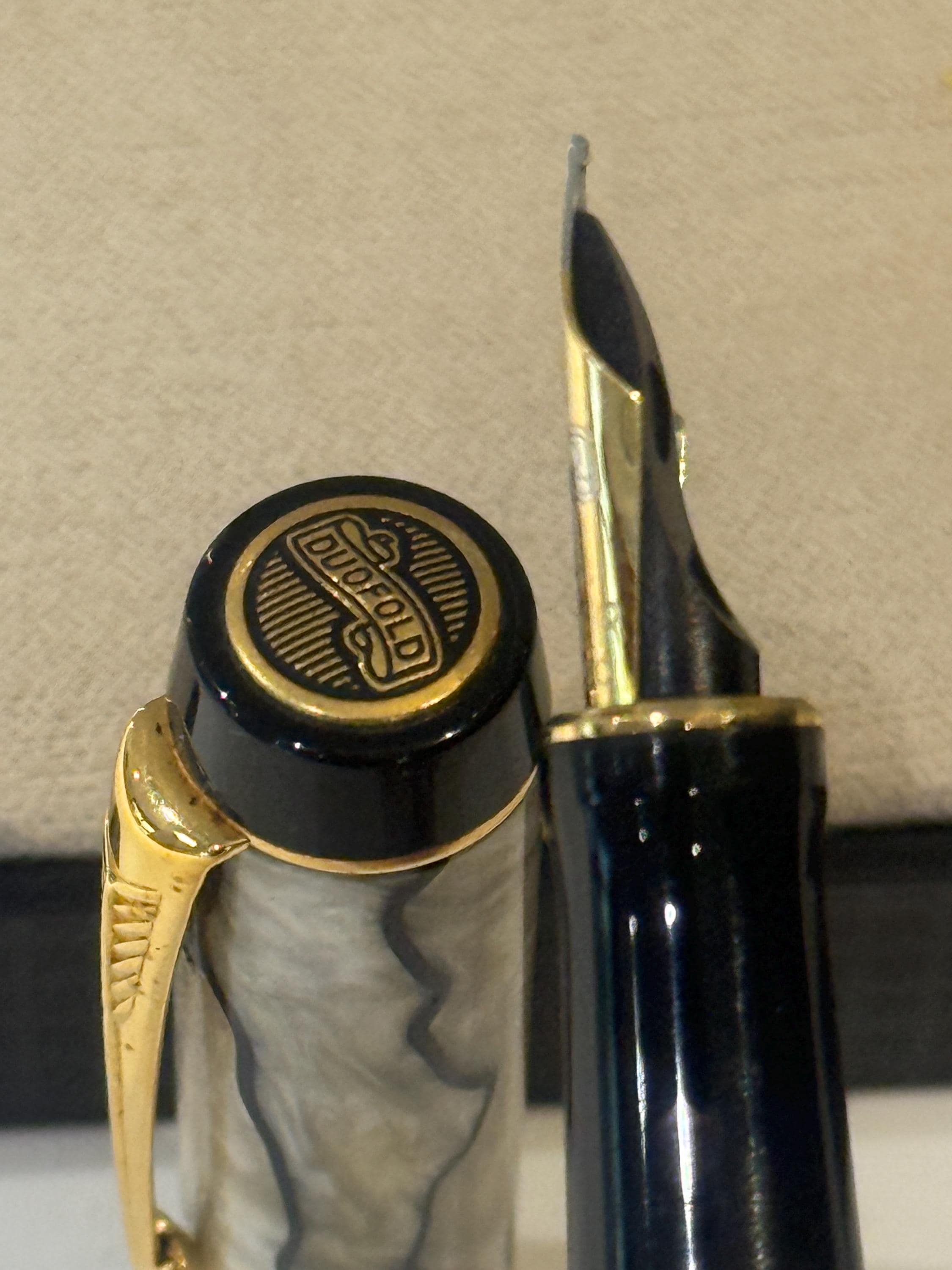 パーカー デュオフォールド インターナショナル パール＆ブラック