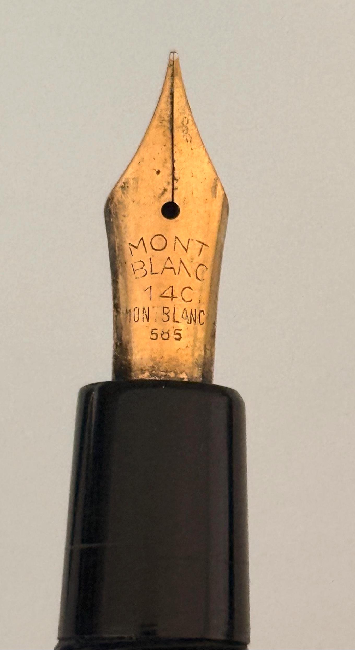 ビンテージ モンブラン No.26 万年筆、14C 585 ゴールドペン先