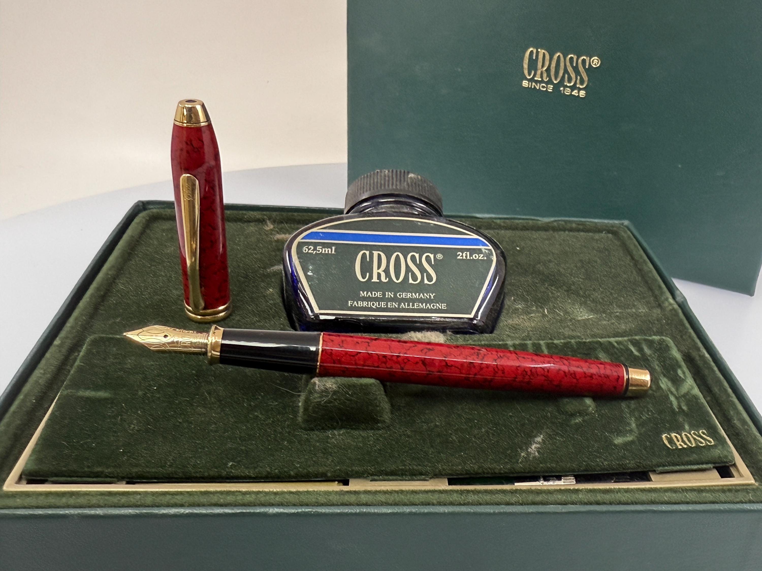 文房具 1円～【希少】CROSS クロス タウンゼント 万年筆 カーディナル 