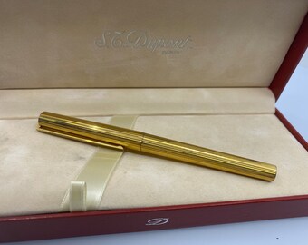 S.T.デュポン 18金 750 ヴェルメイユ 万年筆 - 高級ゴールドペン