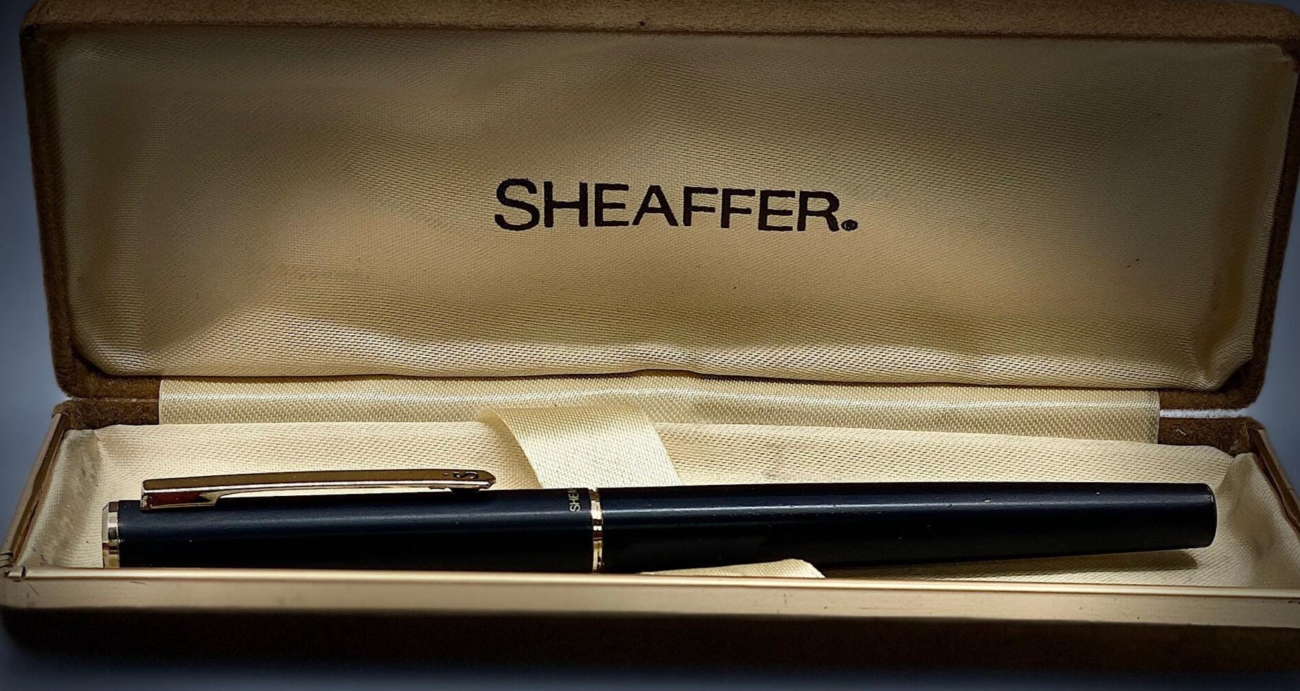 Sheaffer/sailor Sentinel Fountain Pen 1970-80s - Black Lacquered