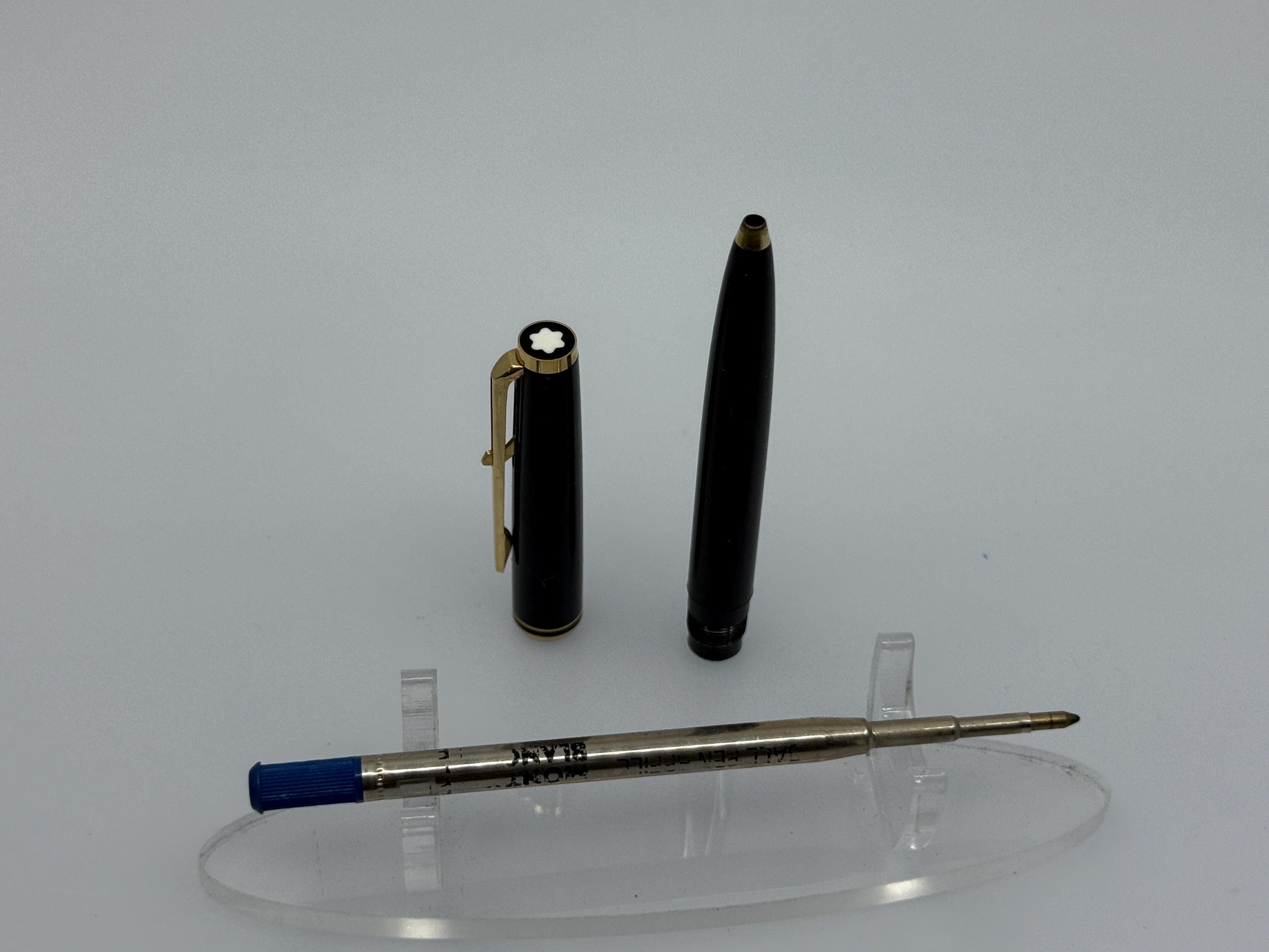 Vintage Montblanc No. 28 Ballpoint Pen, 11th Finger Lever Clip