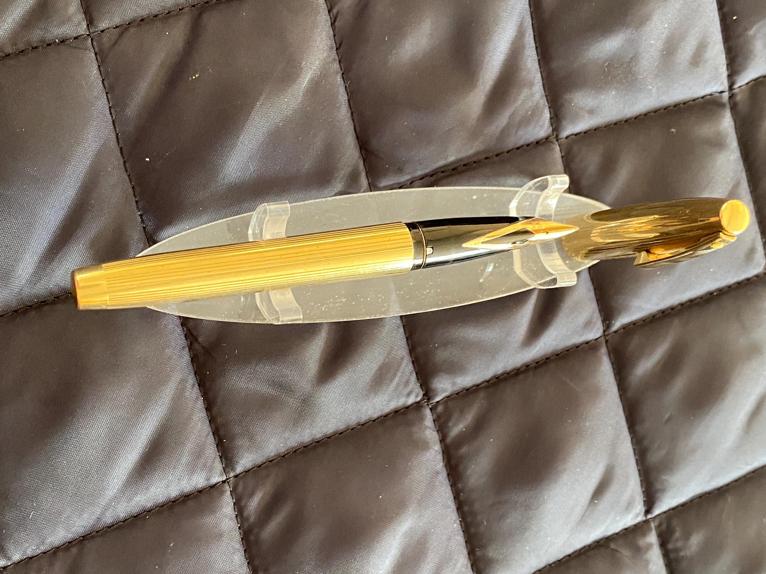 ◆SHEAFFER 万年筆 インペリアル 12KGP◆ Sheaffer Imperial Vintage Ballpoint Pen - 12K GF With Black