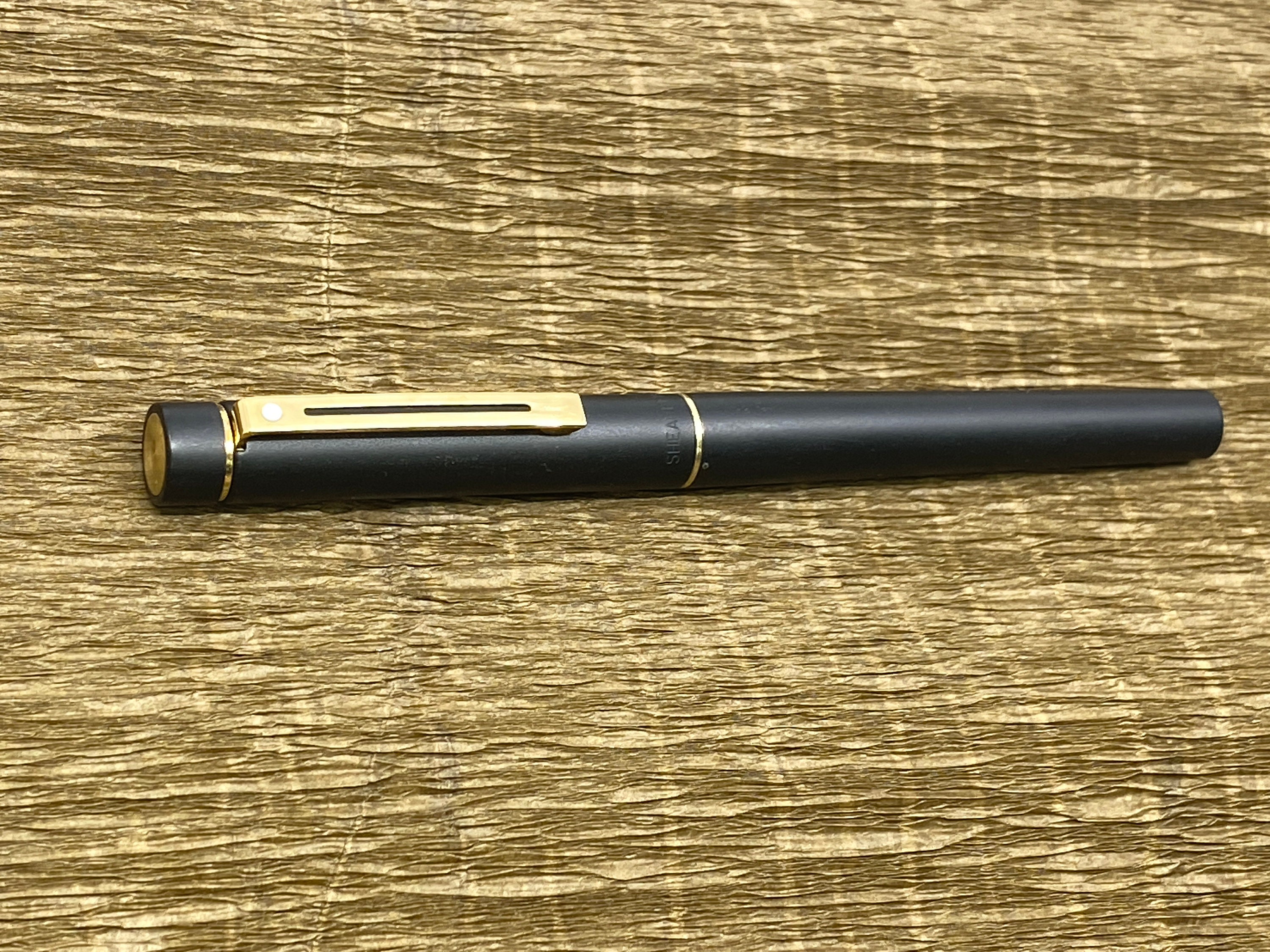 Sheaffer Targa 1003 Early Version Fountain Pen - Matte Black With