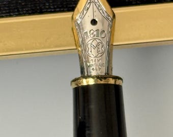 Montblanc Meisterstück Set, Fountain Pen 14k Gold Nib, Ballpoint
