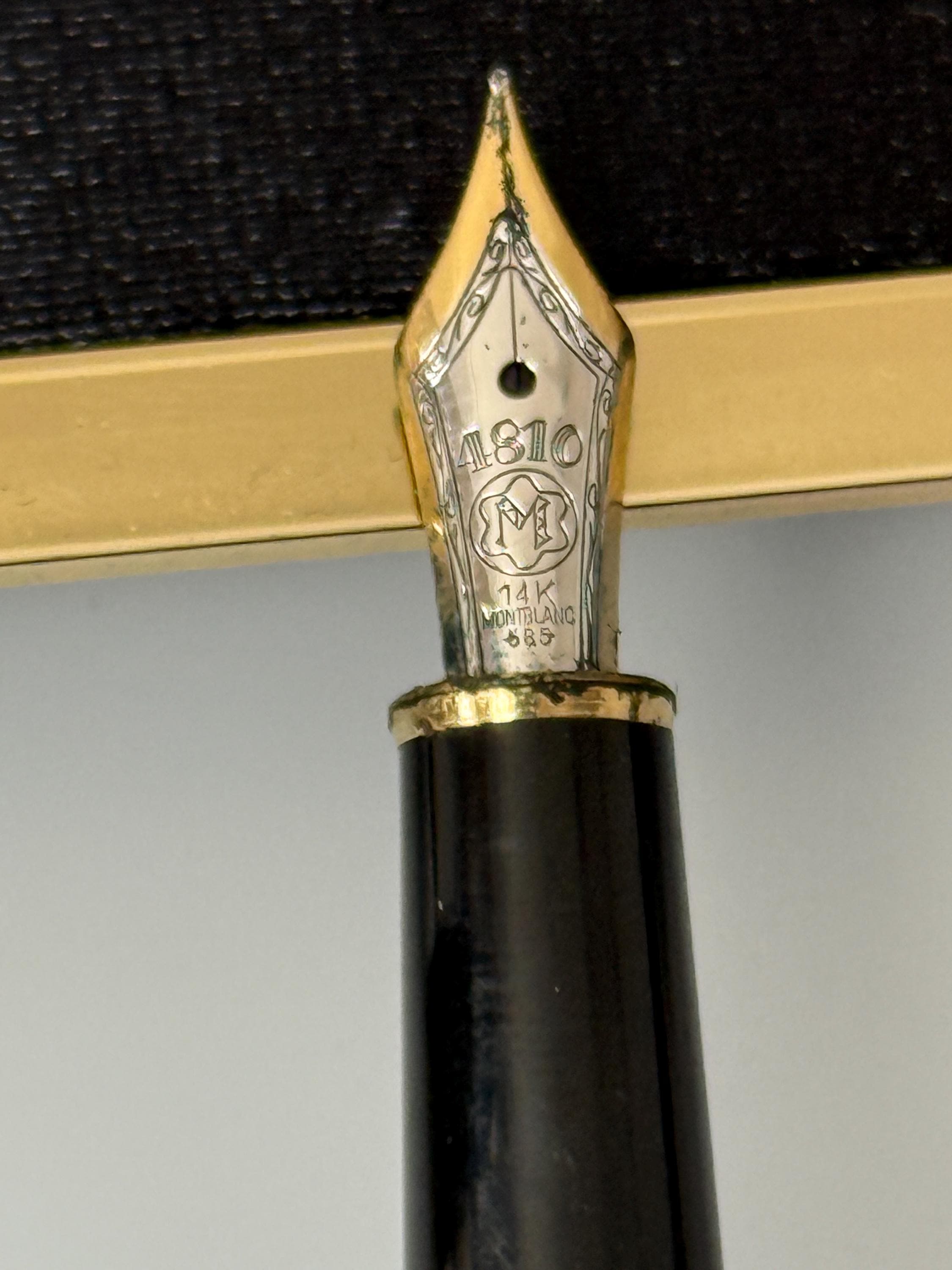 モンブラン マイスターシュテュック セット、万年筆 14Kゴールドペン先