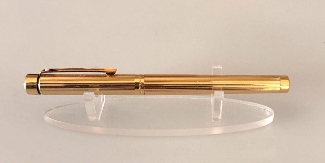 SHEAFFER TARGA 14K-585 万年筆 Vintage Sheaffer Targa Classic 1005 Fountain Pen, Gold Fluted
