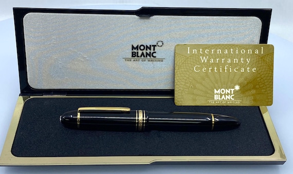 Montblanc Meisterstück 149 Fountain Pen 14C 585 Gold Nib Black