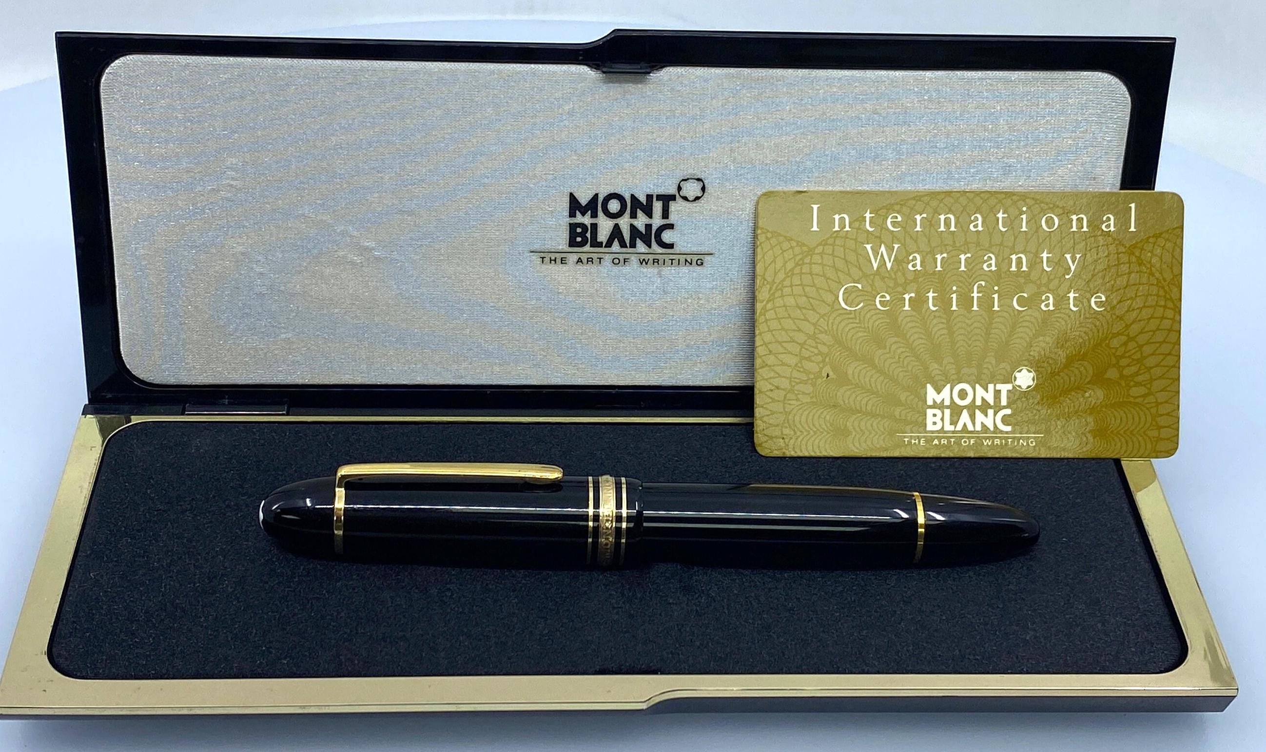 Montblanc Meisterstück 149 Fountain Pen 14C 585 Gold Nib Black