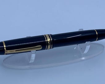 Montblanc Meisterstück 149 Füllfederhalter – 18 Karat zweifarbige Feder – Vintage-Luxus der 1970er – Kolbenfüllung – Originalverpackung