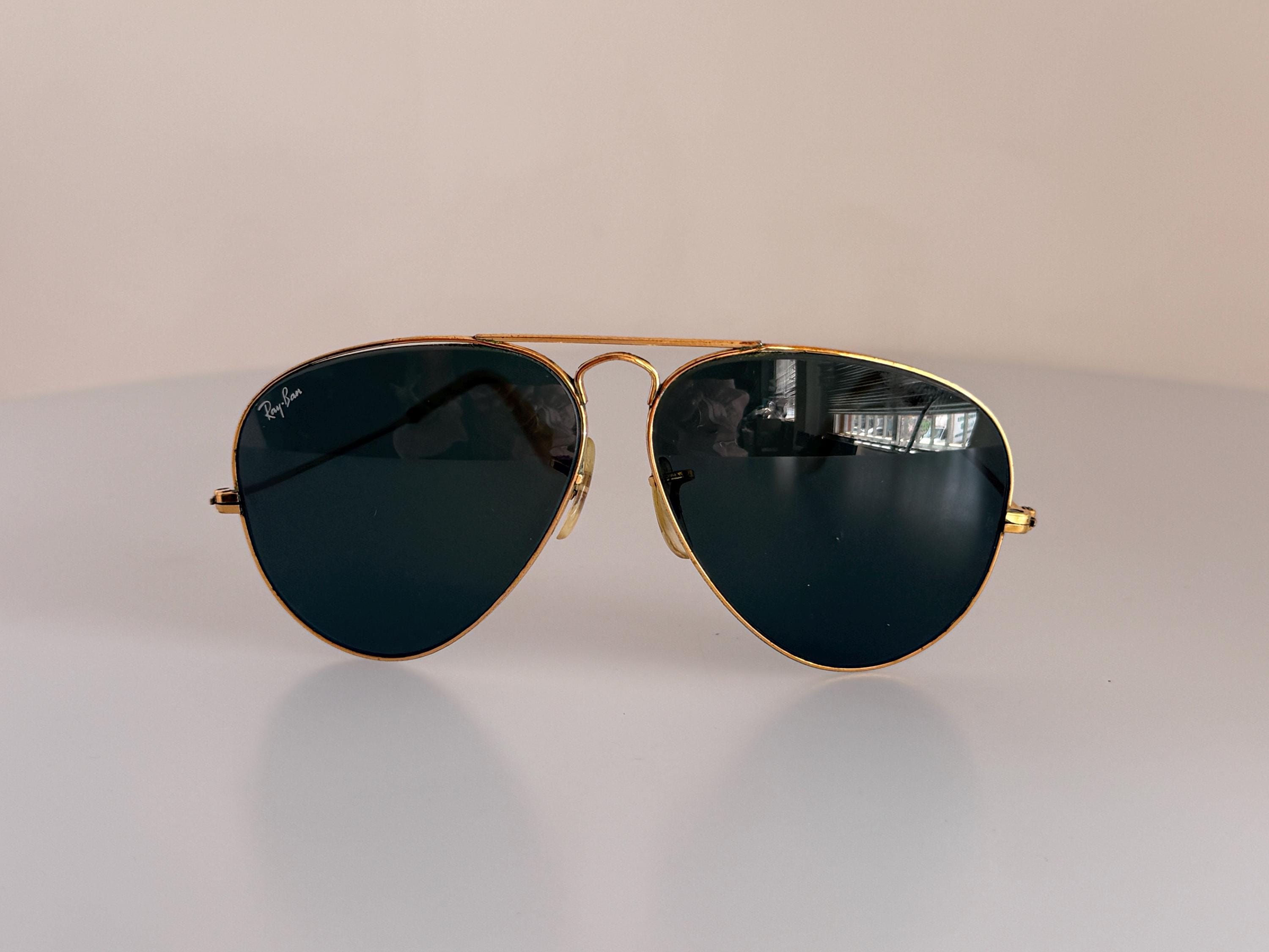 ライト　　Ray-Ban B&L USA サングラス　ヴィンテージ Ray Ban B&L USA Vintage Signet Chromax Gold Frames Rare – Shade