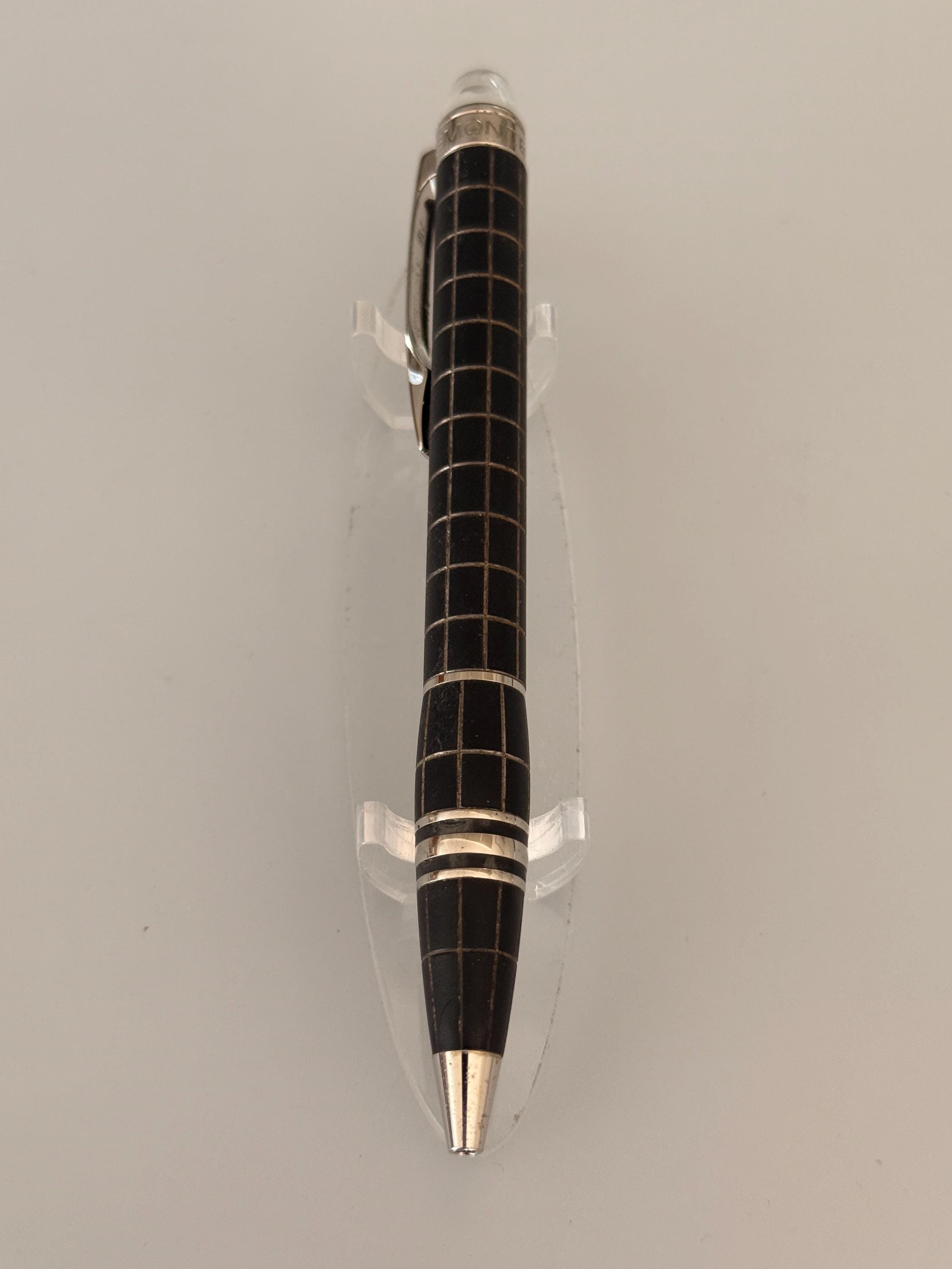 Montblanc Starwalker Ballpoint Pen Rubber & Metal With Box - Black