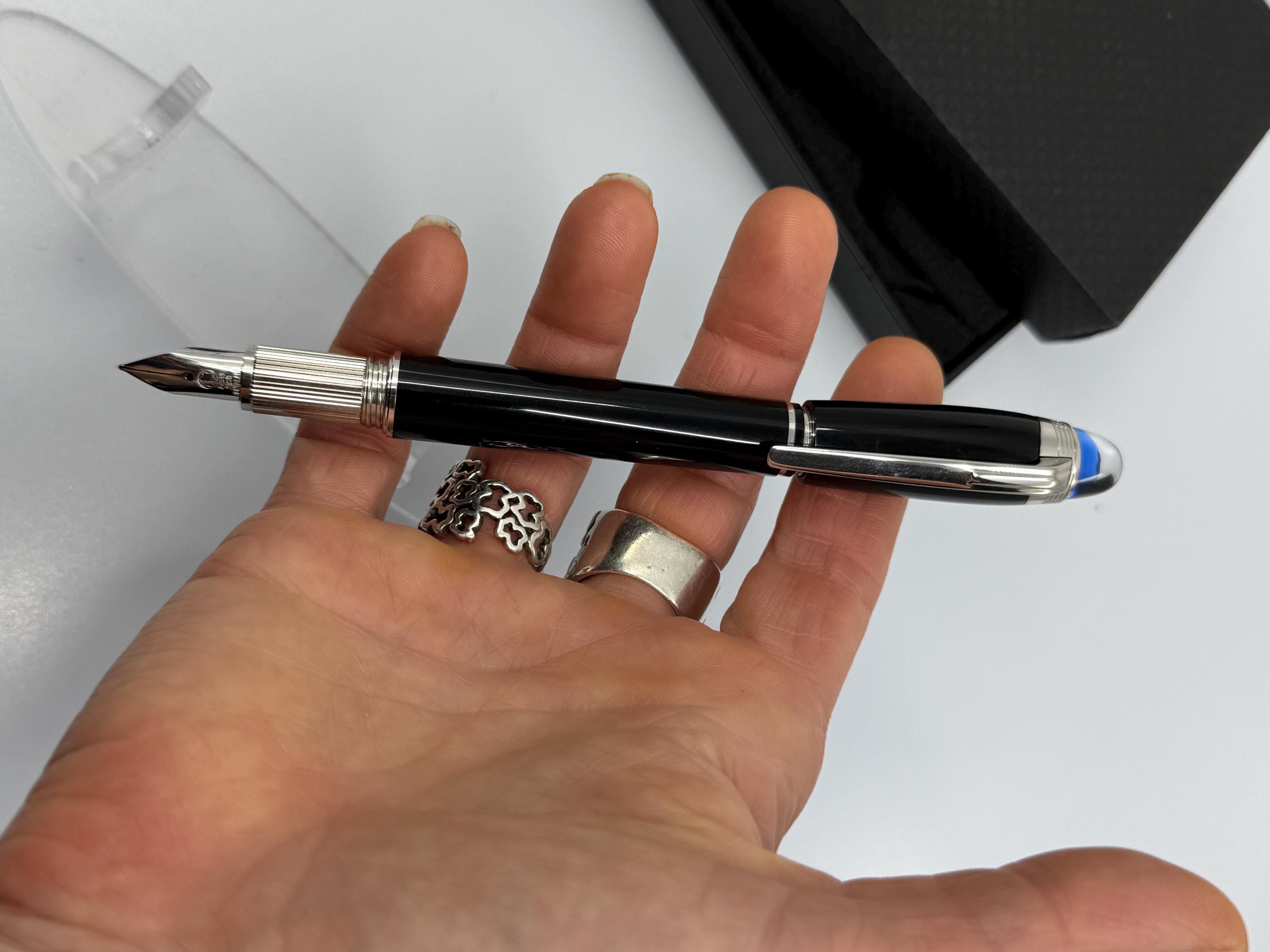 Montblanc Starwalker Midnight Black Fountain Pen, 14K M Gold Nib