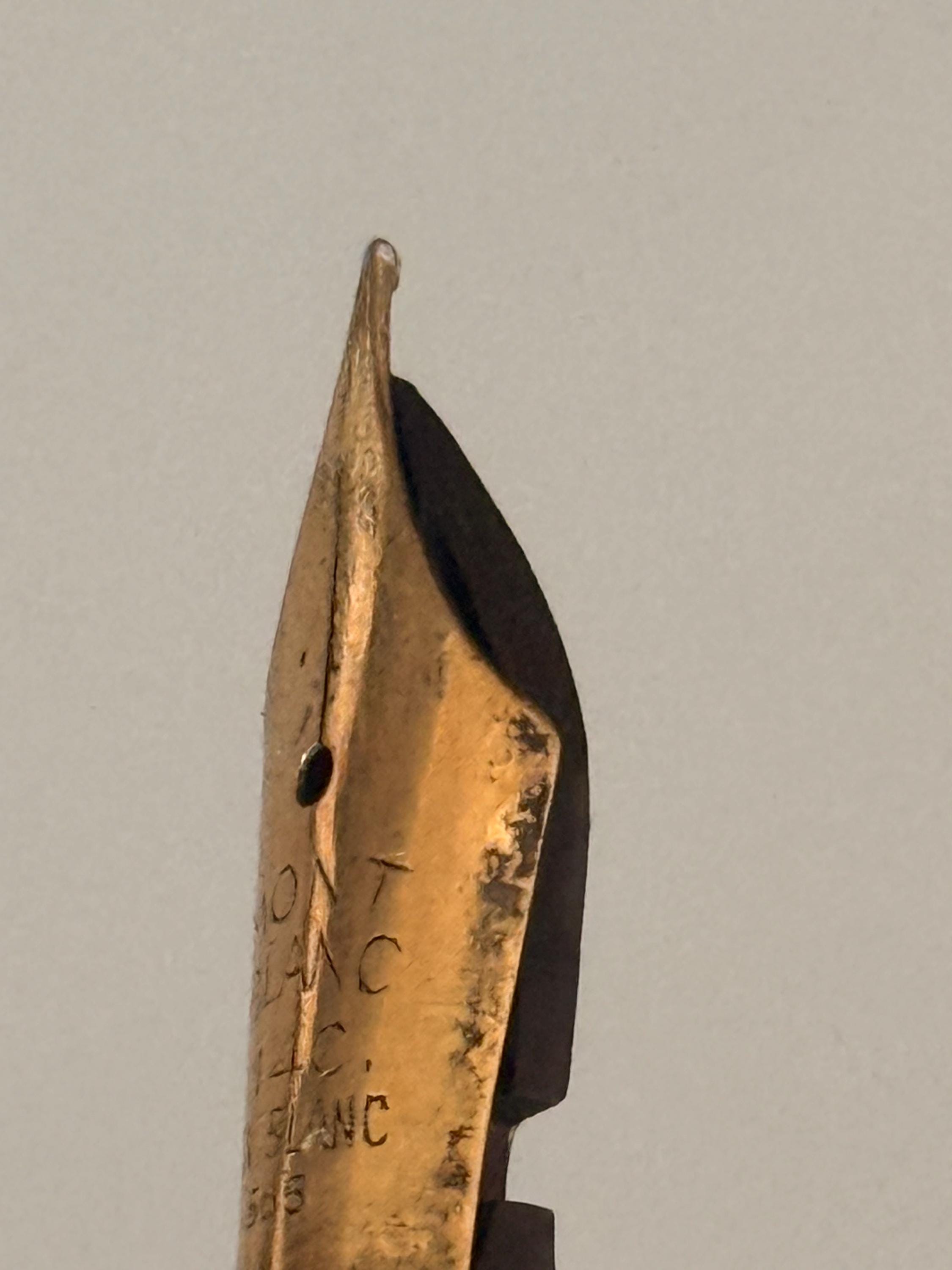 ビンテージ モンブラン No.26 万年筆、14C 585 ゴールドペン先