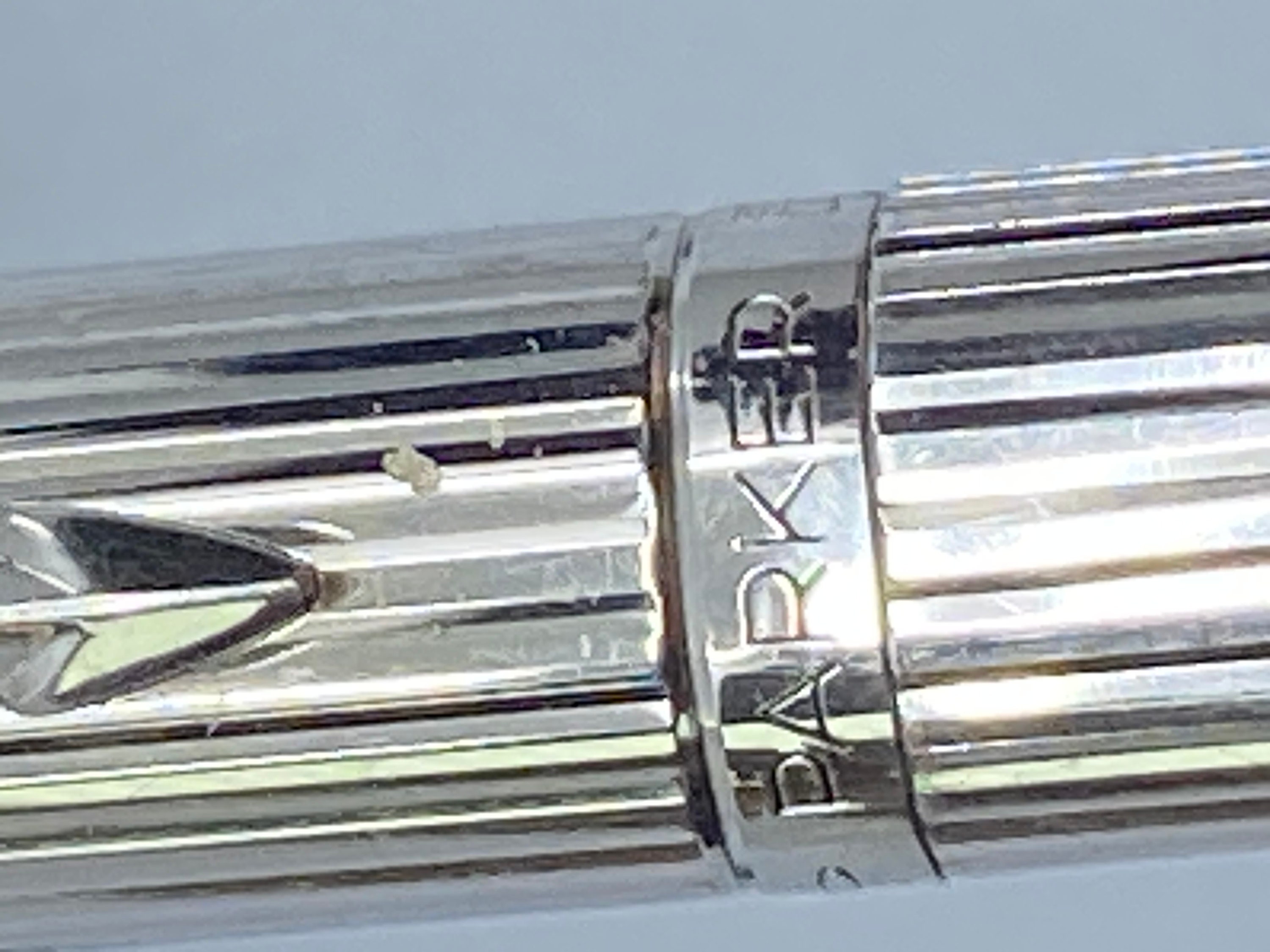 PARKER パーカー 万年筆 75 30μ 30ミクロン 銀張り シルバーカラーペン