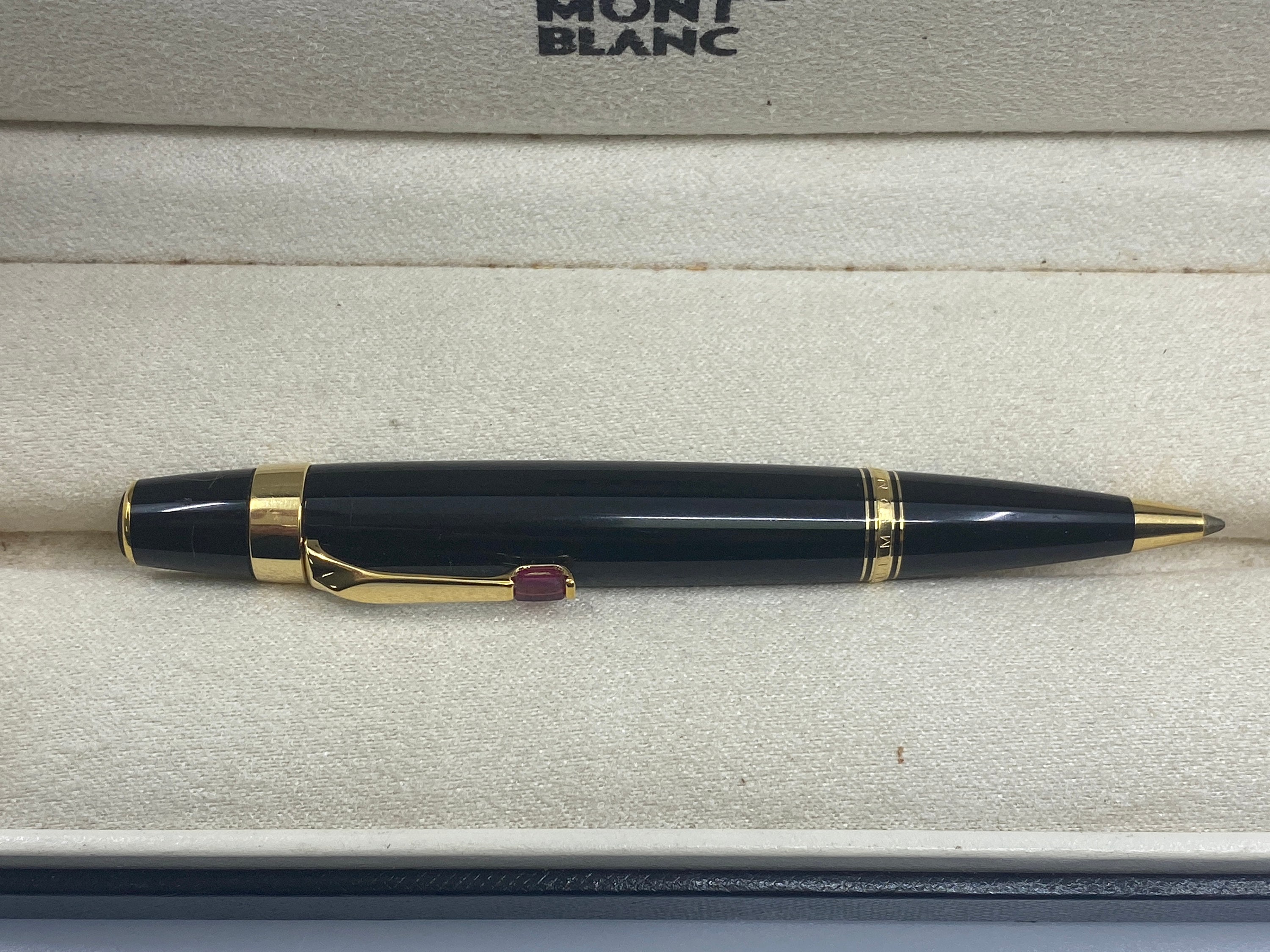 モンブラン ボエム ルージュ – 高級ボールペン、ブラックレジン