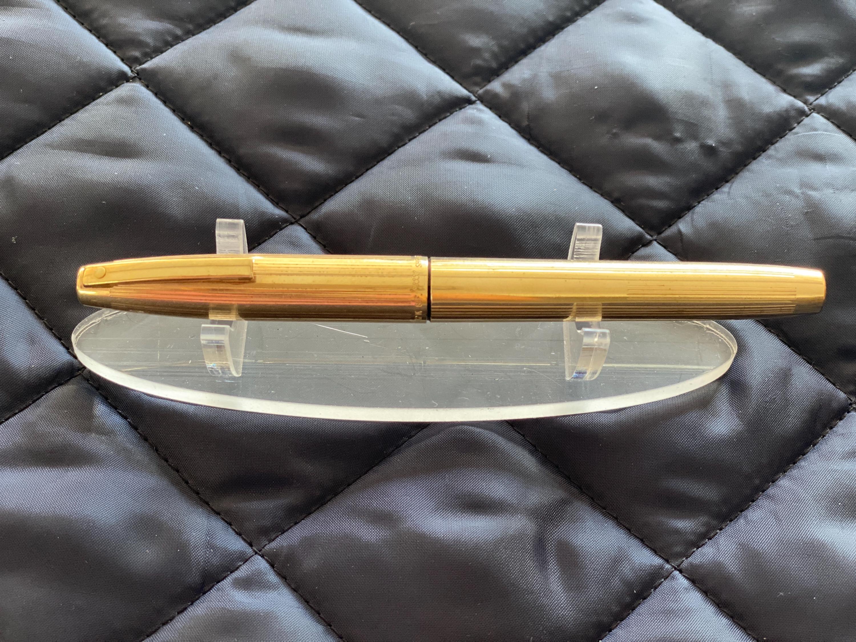 ◆SHEAFFER 万年筆 インペリアル 12KGP◆ Sheaffer Imperial Fountain Pen - 12K Gold Plated With 14K