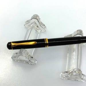Pelikan M200 Vulpen – West-Duitsland – NOS Nooit Geïnkt – Vergulde penpunt – Vintage zwarte hars zuigervulling