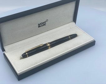 Montblanc Meisterstück 146 Le Grand Fountain Pen 14K Medium Nib - Vintage 1980s, Never Used