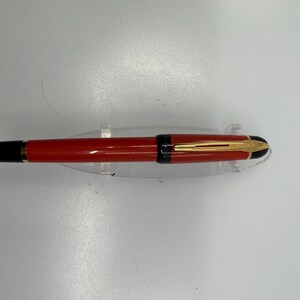 Stylo bille Waterman Laureat Rouge et Noir – Attributs dorés – Vintage années 90 – Fabriqué en France