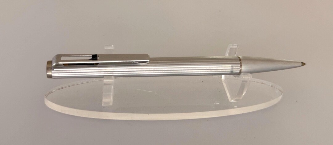 Vintage Montblanc Ballpix No. 7825 Ballpoint Pen, Brushed Steel