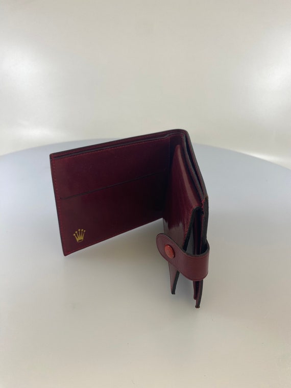 Buy Vintage Rolex Collector's Wallet - Luxurious Red Leather