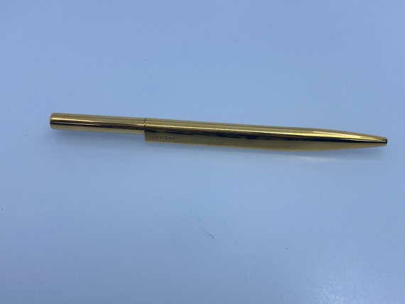 Vintage Bvlgari Eccentric Gold Plated Ballpoint Pen - High-end - Etsy