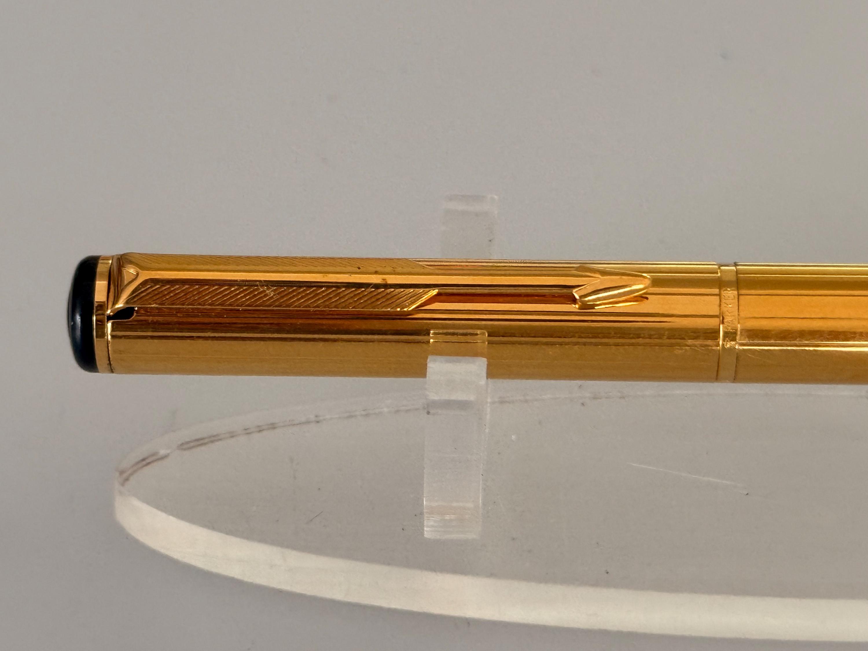 Vintage Parker 45 Insignia Fountain Pen, 1/10 12K Gold Filled