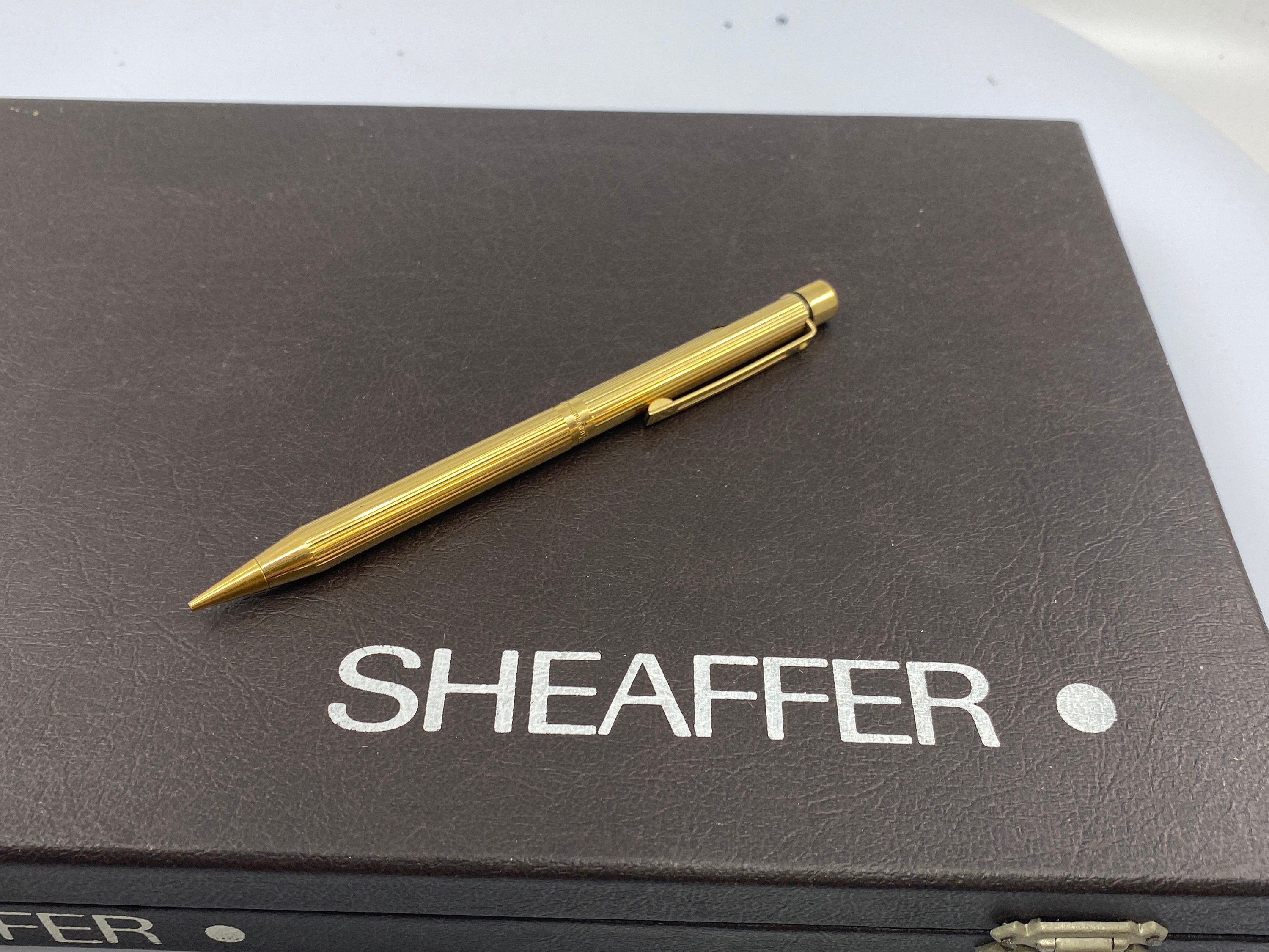 Sheaffer Gold Mechanical Pencil: Elegance and Precision - Etsy