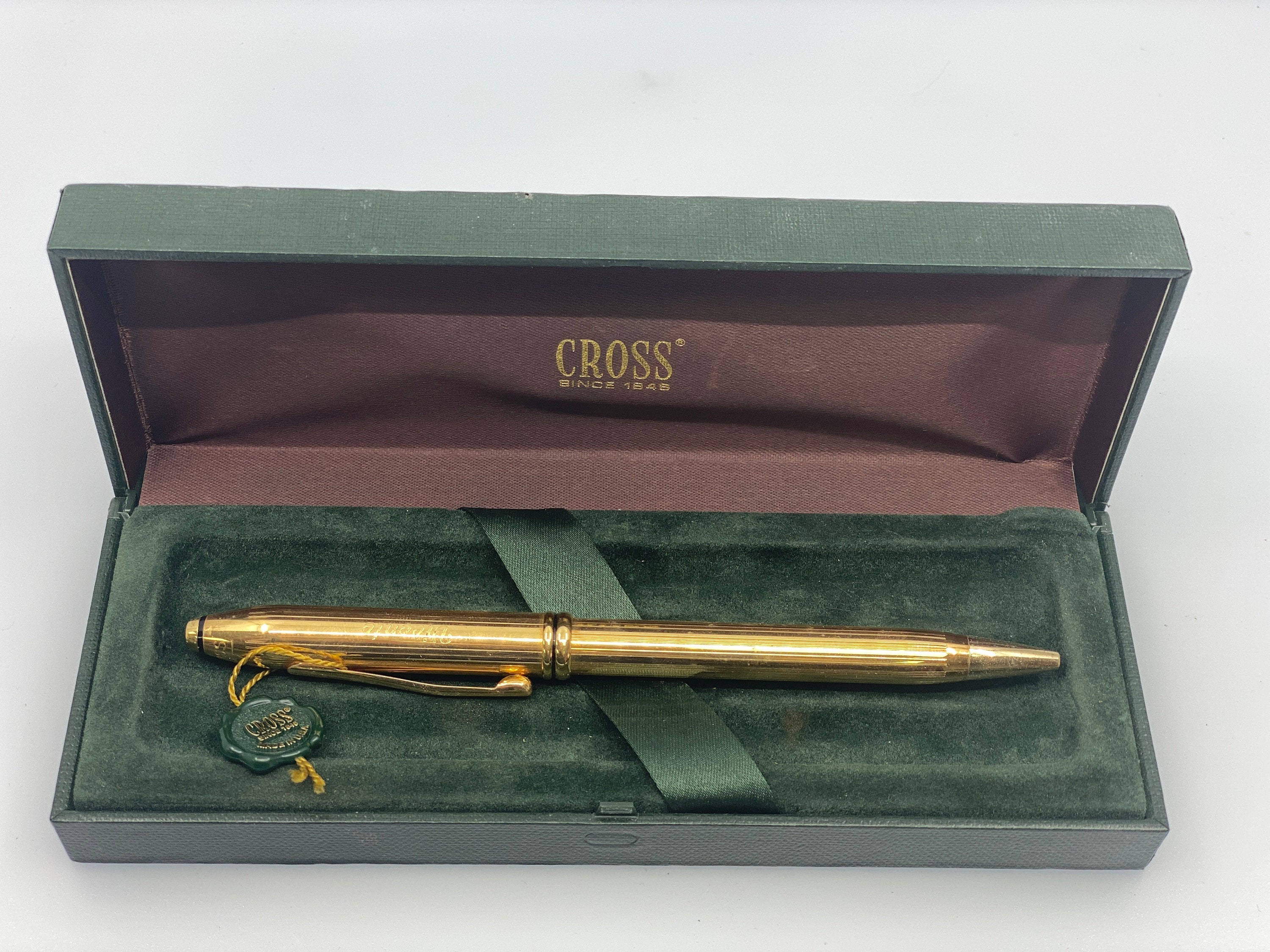 Cross Century 1/20 18-karat Gold Plated Ballpoint Pen With Twist