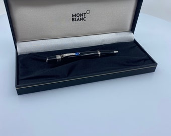 Miniature Sophistication: Montblanc Bohème Mini Blue Ballpoint Pen with Sapphire Gem