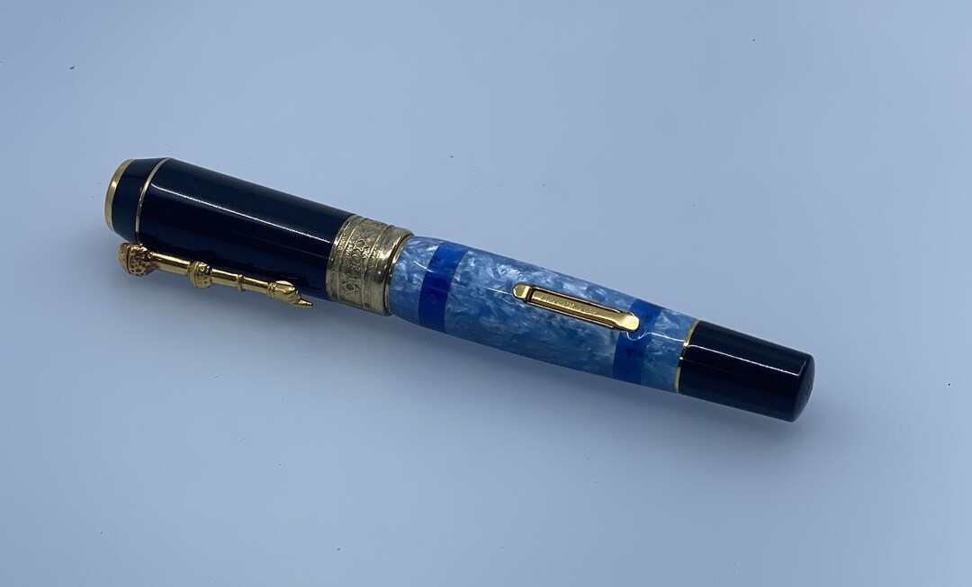 行董】 超稀少 DELTA デルタ 万年筆 イスラエル60 18KT-750 0822/1948