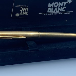 Montblanc 77 Gold, penna stilografica vintage (1946–1970), edizione da collezione, design classico, strumento di scrittura di lusso