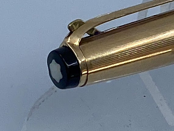 Montblanc No.78 Vintage Ballpoint Pen, Black and Gold, 1960s