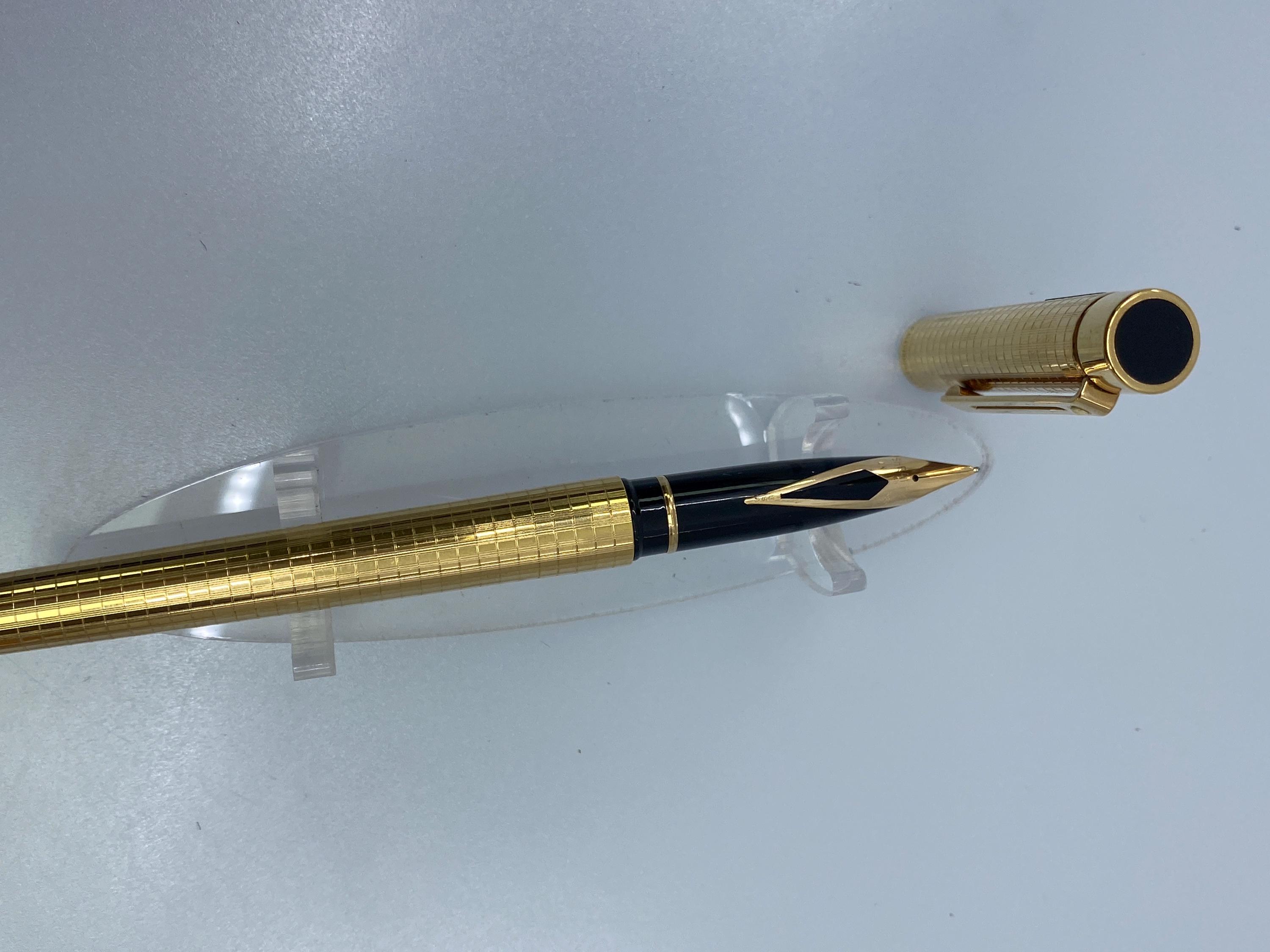 シェーファー タルガ 1007 万年筆 - スクエアデザイン、14Kゴールド